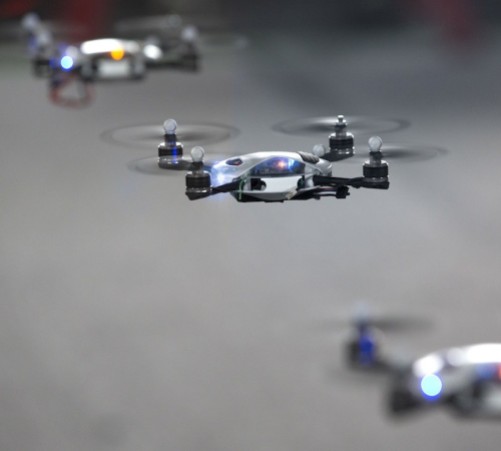 Drone swarm robotics